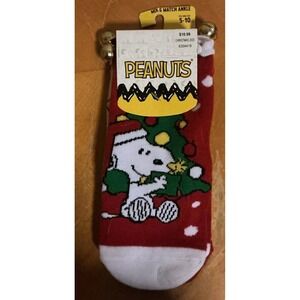 Peanuts Snoopy Socks Ankle Socks Fits Shoe Size 5-10‎